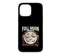 Custodia per iPhone 13 Pro Max Pipistrelli del cielo di Halloween di notte di