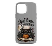 Custodia per iPhone 13 Pro Max Poeti morti e zucche Poetcore Lettura Halloween
