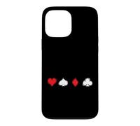 Custodia per iPhone 13 Pro Max Poker Simboli semplici