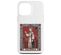 Custodia per iPhone 13 Pro Max Poludnica, mito pagano slavo, orrore popolare, spirito solare
