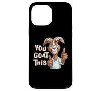 Custodia per iPhone 13 Pro Max Positivo Inspirational Motivational You Goat This Funny Pun