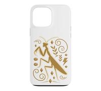 Custodia per iPhone 13 Pro Max Praying Mantis Silhouette Bug Nature Lover Art