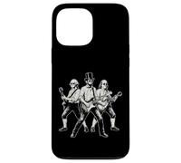 Custodia per iPhone 13 Pro Max Presidenti che suonano la chitarra Funny Rock Band 4 luglio Vintage