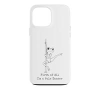 Custodia per iPhone 13 Pro Max Prima di tutto sono una pole dancer Frog Humor