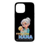Custodia per iPhone 13 Pro Max Prima Volta Nana Lasciate che il Spoiling Begin Orgoglioso Nonna