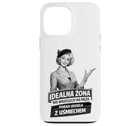 Custodia per iPhone 13 Pro Max PRL Poster stile matrimonio umorismo design vintage