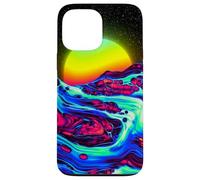 Custodia per iPhone 13 Pro Max Progettazione astratta di arte astratta della montagna liquida paesaggio