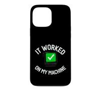 Custodia per iPhone 13 Pro Max Programmer It Worked On My Machine Coding Joke