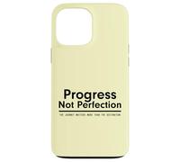 Custodia per iPhone 13 Pro Max Progress Not Perfection Inspirational Self Improvement