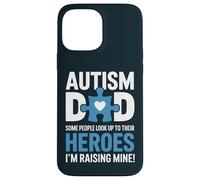 Custodia per iPhone 13 Pro Max Proud Autism Dad - Raising My Hero Awareness Father Papa