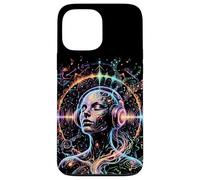 Custodia per iPhone 13 Pro Max Psichedelico Trance Rave Arte Colorata