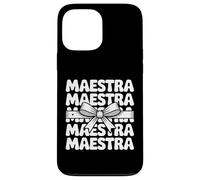 Custodia per iPhone 13 Pro Max Puerto Rico Maestra Coquette Bow Boricua Insegnante di spagnolo