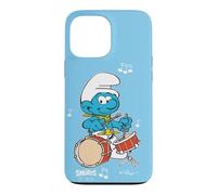 Custodia per iPhone 13 Pro Max Puffi Armonia Musicale Genius Cartone Animato 80s 90s Classico Retrò