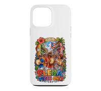 Custodia per iPhone 13 Pro Max ¡Que Viva La Plena! Plena Vibes Only Musica portoricana