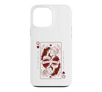 Custodia per iPhone 13 Pro Max Queen Hearts Orgoglio Lesbico | Romance Gothic LGBTQ