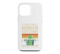 Custodia per iPhone 13 Pro Max Questo è il mio costume umano Sono davvero un segno di pace alieno
