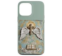 Custodia per iPhone 13 Pro Max Radicato nell'amore di Dio Cristo Cross Wings Bibbia