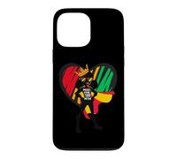 Custodia per iPhone 13 Pro Max Ragazza Nera Magia Forte Girly Super Brave Hero Marrone Ragazze