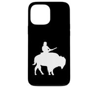 Custodia per iPhone 13 Pro Max Ragazzo su un Buffalo Silhouette