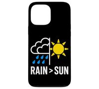 Custodia per iPhone 13 Pro Max Rain Over Sun Amante Pioggia Accogliente