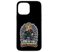Custodia per iPhone 13 Pro Max Re Delle Parole Chiave Divertente SEO Marketer Uomini