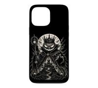 Custodia per iPhone 13 Pro Max Re zucca gotico Halloween Castello Horror
