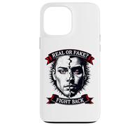 Custodia per iPhone 13 Pro Max Reale o Falso Cercatore di Verità Graphic Tee Domanda Realtà