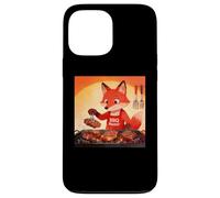 Custodia per iPhone 13 Pro Max Red Fox Cooking Grill BBQ Funny Gift Red Fox