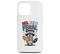 Custodia per iPhone 13 Pro Max Red White And Feral
