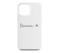 Custodia per iPhone 13 Pro Max Regalo tipografico a forma di cuore sognatore