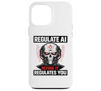 Custodia per iPhone 13 Pro Max Regola l'IA prima che regoli il tuo teschio robot