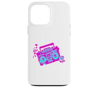 Custodia per iPhone 13 Pro Max Retro 80s 90s Boom-box Vintage Cassette Player Graphic Tee