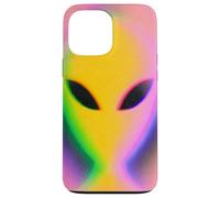 Custodia per iPhone 13 Pro Max Retro Alien Aura Psychedelic Rainbow Aesthetic Cryptozoology