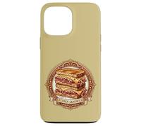 Custodia per iPhone 13 Pro Max Reuben Sandwich Deli Illustration Badge ha un buon design