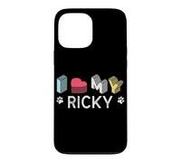 Custodia per iPhone 13 Pro Max Ricky Nome cane personalizzato Ricky Pet Lover