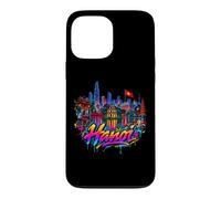 Custodia per iPhone 13 Pro Max Ricordo dell'orizzonte della città di Hanoi - Graffiti