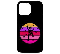 Custodia per iPhone 13 Pro Max Rock Climber Girl - Scalatore da donna, stile retrò