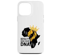 Custodia per iPhone 13 Pro Max Royalty corre nel mio DNA African Blood Legacy Black History