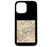 Custodia per iPhone 13 Pro Max Sakura Birds Harmony - Inchiostro giapponese Art