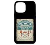 Custodia per iPhone 13 Pro Max Saltwater Doctor Crab Ocean Vintage Design