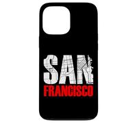 Custodia per iPhone 13 Pro Max San Francisco California Graphic Map T-shirt, San Francisco