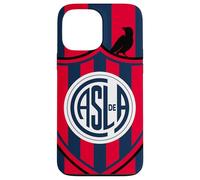 Custodia per iPhone 13 Pro Max San Lorenzo de Almagro - Scudo a strisce CASLA