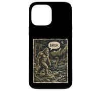 Custodia per iPhone 13 Pro Max Sasquatch Loch Ness Mostro Bruh Divertente Incontro Mitico