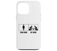 Custodia per iPhone 13 Pro Max Scacchi Giocatore Tua Mamma Mia Mamma Figlia Figlio Scacchi Divertenti