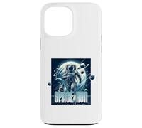Custodia per iPhone 13 Pro Max Sci Fi Space Run Run Ma non puoi nascondere l'astronauta