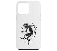 Custodia per iPhone 13 Pro Max Scimmia Mistica Notte Luna Crescente