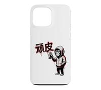 Custodia per iPhone 13 Pro Max Scimmia Spruzzare Graffiti Art