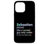 Custodia per iPhone 13 Pro Max Sebastian come un ragazzo normale solo più cool leggenda King First