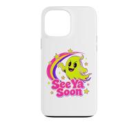 Custodia per iPhone 13 Pro Max See Ya Soon Moon Cute Spooky Halloween Stars Kawaii