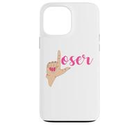 Custodia per iPhone 13 Pro Max Segno della mano perdente, perdente, mano della donna con il